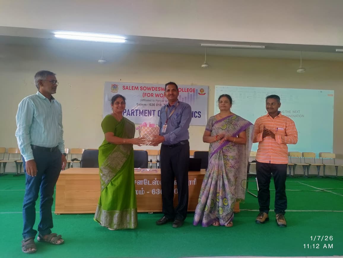 SW2025_26_DEPARTMENT OF ECONOMICS ORGANIZED A SEMINAR ON “AI ECONOMY: THE RISE AHEAD IN INDIA ON 07.01.2026