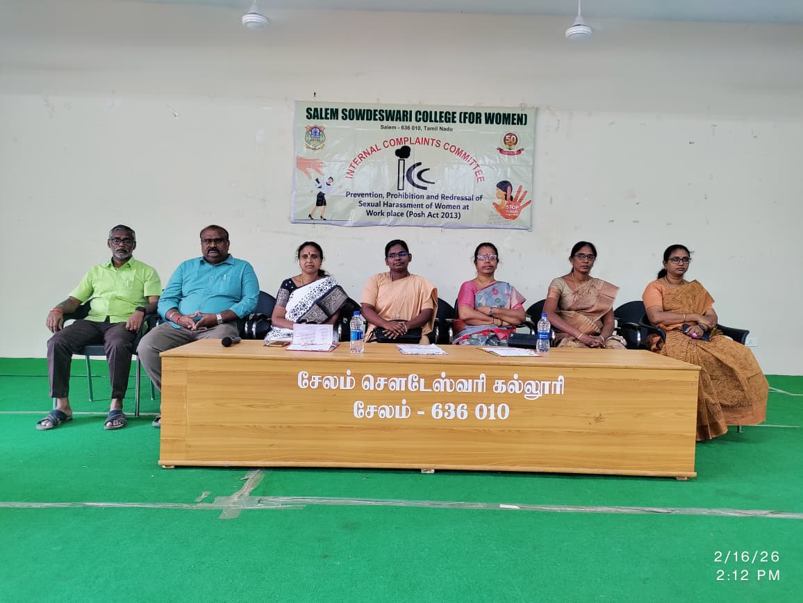 OA2025_26_ICC ORGANISED A PROGRAMME ON PREVENTION, PROHIBITION AND REDRESSAL OF SEXUAL HARASSMENT OF WOMEN AT WORK PLACE (POSH ACT 2013) ON 16.02.2026