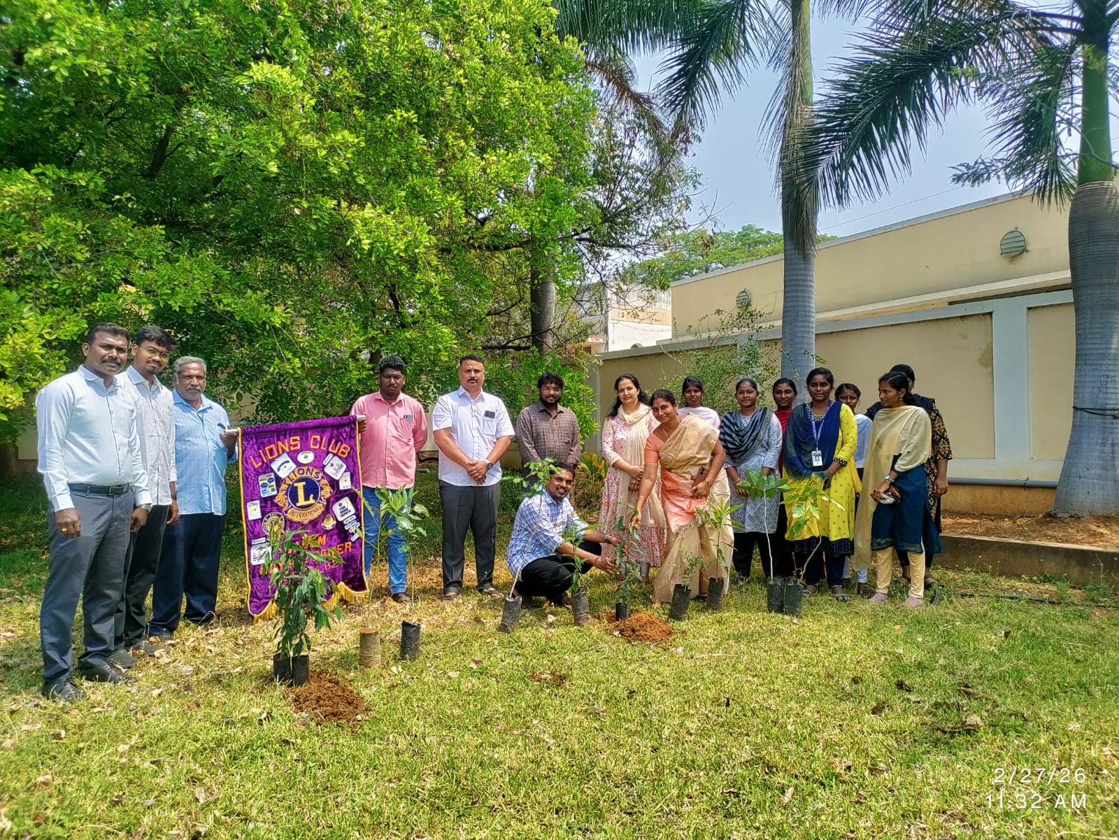 OA2025_26_LIONS CLUB ORGANISED TREE PLANTATION ON 27.02.2026